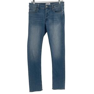 JACK & JONES Mens Glenn Blue Slim Fit Stretch Denim Jeans 29 32 29/32